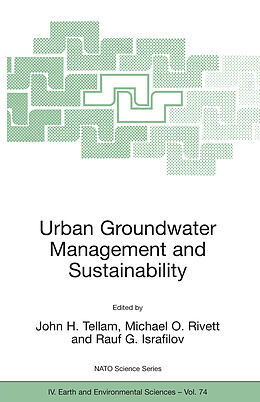 Fester Einband Urban Groundwater Management and Sustainability von 