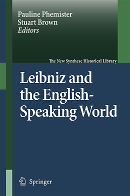 Livre Relié Leibniz and the English-Speaking World de 