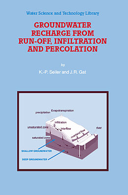Fester Einband Groundwater Recharge from Run-off, Infiltration and Percolation von J. R. Gat, K. -P. Seiler