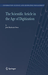 eBook (pdf) The Scientific Article in the Age of Digitization de John Mackenzie Owen