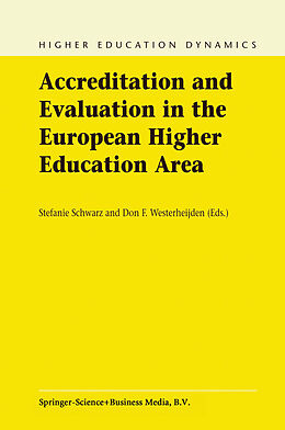 Kartonierter Einband Accreditation and Evaluation in the European Higher Education Area von 