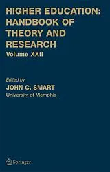 Fester Einband Higher Education: Handbook of Theory and Research von