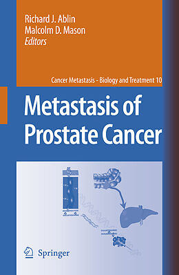 Livre Relié Metastasis of Prostate Cancer de 