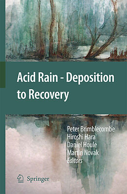 Livre Relié Acid Rain - Deposition to Recovery de 