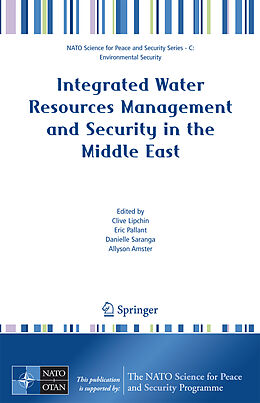 Couverture cartonnée Integrated Water Resources Management and Security in the Middle East de 