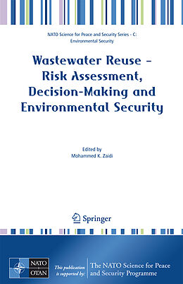 Couverture cartonnée Wastewater Reuse - Risk Assessment, Decision-Making and Environmental Security de 