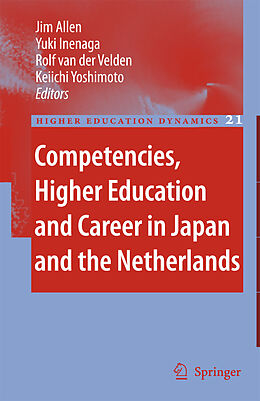 Livre Relié Competencies, Higher Education and Career in Japan and the Netherlands de 