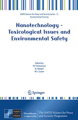 Couverture cartonnée Nanotechnology - Toxicological Issues and Environmental Safety de 