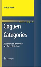 eBook (pdf) Goguen Categories de Michael Winter