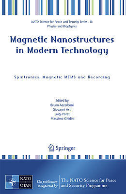 Couverture cartonnée Magnetic Nanostructures in Modern Technology de 