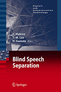 Fester Einband Blind Speech Separation von 