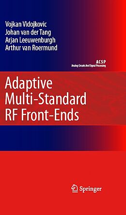 eBook (pdf) Adaptive Multi-Standard RF Front-Ends de Vojkan Vidojkovic, J. Van Der Tang, Arjan Leeuwenburgh