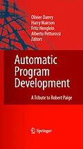 E-Book (pdf) Automatic Program Development von Olivier Danvy, Harry Mairson, Fritz Henglein