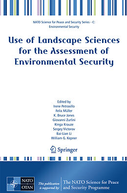 Couverture cartonnée Use of Landscape Sciences for the Assessment of Environmental Security de 