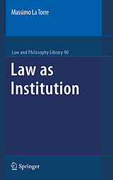 eBook (pdf) Law as Institution de Massimo La Torre