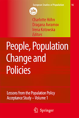 Fester Einband People, Population Change and Policies von 