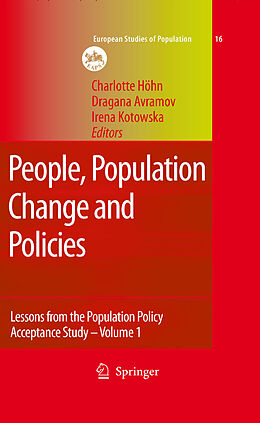 E-Book (pdf) People, Population Change and Policies von Charlotte Höhn, Dragana Avramov, Irena E. Kotowska
