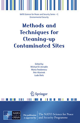 Couverture cartonnée Methods and Techniques for Cleaning-up Contaminated Sites de 