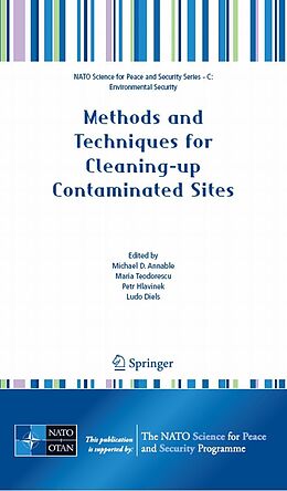 eBook (pdf) Methods and Techniques for Cleaning-up Contaminated Sites de 