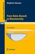 E-Book (pdf) From Hahn-Banach to Monotonicity von Stephen Simons