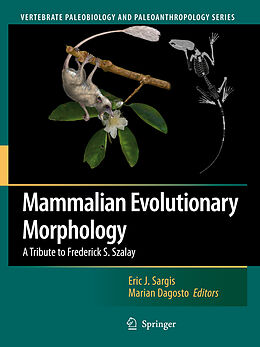 Livre Relié Mammalian Evolutionary Morphology de 