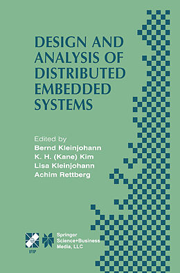 Fester Einband Design and Analysis of Distributed Embedded Systems von 