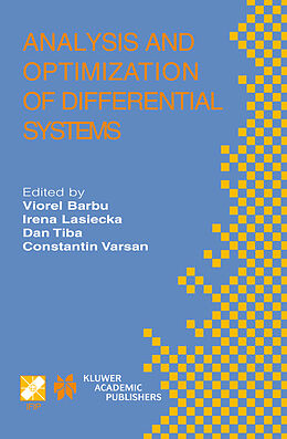 Fester Einband Analysis and Optimization of Differential Systems von 