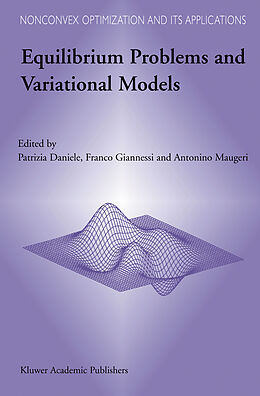 Fester Einband Equilibrium Problems and Variational Models von 