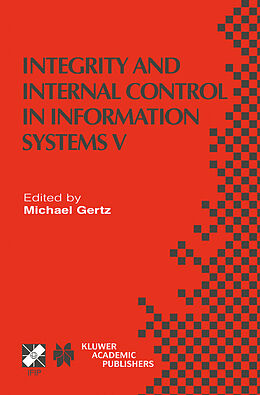 Fester Einband Integrity and Internal Control in Information Systems V von 