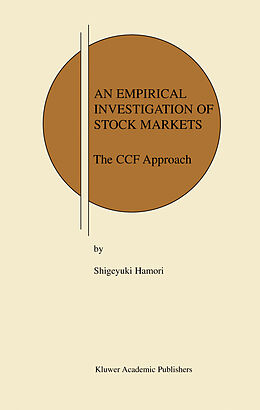 Livre Relié An Empirical Investigation of Stock Markets de Shigeyuki Hamori