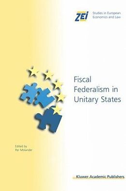 Livre Relié Fiscal Federalism in Unitary States de 