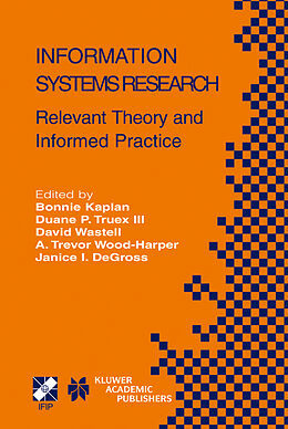 eBook (pdf) Information Systems Research de Bonnie Kaplan, Duane P. Truex, David Wastell