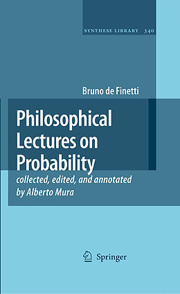 eBook (pdf) Philosophical Lectures on Probability de Bruno De Finetti