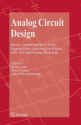 Fester Einband Analog Circuit Design von 