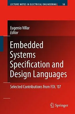 E-Book (pdf) Embedded Systems Specification and Design Languages von Eugenio Villar