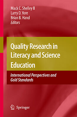 Livre Relié Quality Research in Literacy and Science Education de 