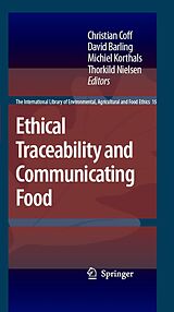 eBook (pdf) Ethical Traceability and Communicating Food de Christian Coff, David Barling, Michiel Korthals