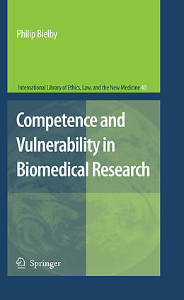 eBook (pdf) Competence and Vulnerability in Biomedical Research de Philip Bielby