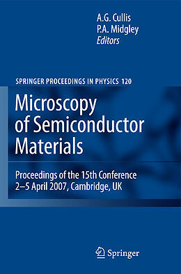 Livre Relié Microscopy of Semiconducting Materials 2007 de 