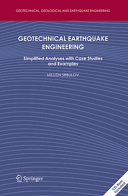 Livre Relié Geotechnical Earthquake Engineering de Milutin Srbulov