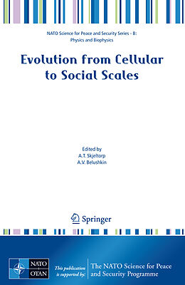 Couverture cartonnée Evolution from Cellular to Social Scales de Arne T. Skjeltorp