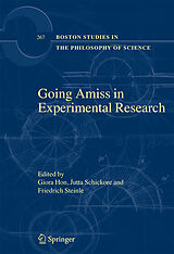 eBook (pdf) Going Amiss in Experimental Research de Friedrich Steinle, Giora Hon, Jutta Schickore