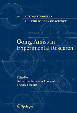 eBook (pdf) Going Amiss in Experimental Research de Friedrich Steinle, Giora Hon, Jutta Schickore