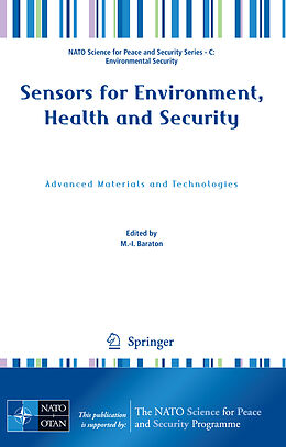 Couverture cartonnée Sensors for Environment, Health and Security de 