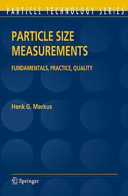 Fester Einband Particle Size Measurements von Henk G Merkus