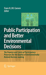 eBook (pdf) Public Participation and Better Environmental Decisions de Frans H. J. M. Coenen