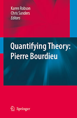 eBook (pdf) Quantifying Theory: Pierre Bourdieu de Karen Robson, Chris Sanders