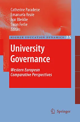E-Book (pdf) University Governance von Catherine Paradeise, Emanuela Reale, Ivar Bleiklie