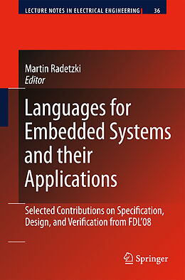 Livre Relié Languages for Embedded Systems and Their Applications de 