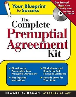 E-Book (epub) Complete Prenuptial Agreement Kit von Edward A Haman
